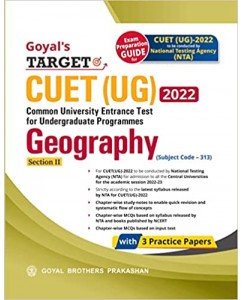 Goyal Target CUET (UG) Geography (Section - 2) 2022